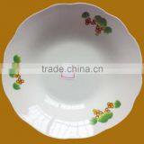Stock Ceramic Soup Plate Cut Edge With Cheap Price thumbnail-2