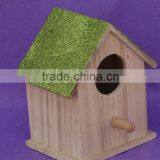 Cheap Handmade Christmas Wooden Carved Bird House thumbnail-4