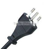 3-pole Italian Standard Power Cord with 10A Current and 250V Voltage