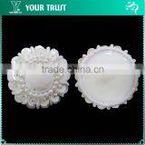 Black Chinese Knot Bugle Bead Shank Cover Chinese Frog Button thumbnail-5