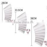 Porcelain Dinner Wave Shaped White Irregular Plate for Restaurant Wedding thumbnail-3