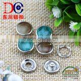 Oeko-tex Custom 4 Parts Metal Pearl Prong Snap Button Clothes Snap Buttons