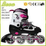 Guangdong Factory Manufacture Metal Chassis Flashing Pink Roller Skates Shoes thumbnail-1