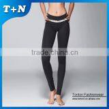 Promotional High Quality Elastic Sexy Gym Wear Capri Suit for Girls thumbnail-3