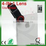 Hot Cellphone Parts Fish Eye Zoom Camera Lens 4 in 1 for Samsung Galaxy s3 I9300 Note 2