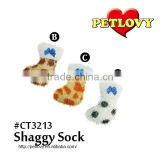 Great Fun Shaggy X'mas Sock with Catnip Cat Toy