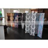 Letters Art Design Stretched Canvas Folding Room Dividers
