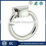 Chrome Finish Modern Circular Zinc Alloy Door Knocker thumbnail-1