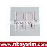Face Plate 1 Port, UK Type, Size:86x86mm
