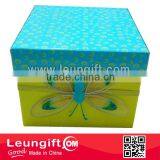 Christmas Paper Gift Box With Butterfly Closure