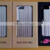 Hot Sale for East/Africa Market !! PROPER Package Selfie Stick Phone Case for IPhone6s, Selfie Phone Case for 4.7inch Phone