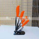 5pcs Ceramic Kitchen Knife Set 3"+4"+5"+6"+Peeler Whole Set in Acrylic Stand