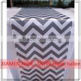 Wholesale Stripe Satin Yarn Table Runner for Party Decoration thumbnail-3