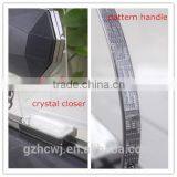 Gunmetal Metal Purse Frame With Cover Box Clutch Frame With Handles thumbnail-4