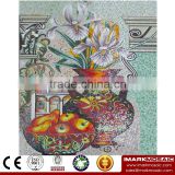 IMARK Design Oil Painting Pattern Mural Mosaic Tile/Hand Cut Mosai Glass Mosaic Wall Art Murals For Wall Decoration