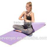 China Supplier Cheap 100% Microfiber Yoga Mat Towel With Embroidered Logo YT-003 thumbnail-1