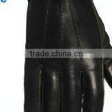 Elegant Wholesale Black Man Sheepskin Leather Gloves thumbnail-4