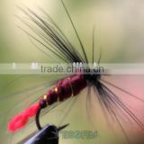 Black Hackled Red Body Wet Flies Wet Fly Fishing Lures