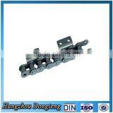 SHORT PITCH CONVEYOR ROLLER CHAIN WITH ATTACHMENT STEEL CHAIN SUPPLIER IN HANGZHOU ZHEJIANG CHINA DIN/ISO Chain Made in China thumbnail-1