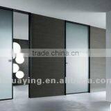 Interior Sliding Glass Block Wall Frosted
