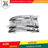 For 08 - 10 A*u*d*i Q*5 A4 A5 Triple Smart Key ABS Chrome Plating Door Handle Cover thumbnail-1