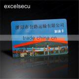 ESECU High Resistance PVC/Plastic Prepaid Top-up Contactless Gasoline Smart Card