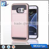TPU PC Card Slide Holder Phone Case for Samsung Galaxy S7 Case thumbnail-2