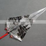China Factory Wholesale Fashion Pvc Transparent Umbrella thumbnail-4
