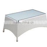 outdoor leisure Rattan metal tables garden tables made in china