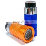 Car Cigarette Lighter Rechargeable USB Charger - LED Torch