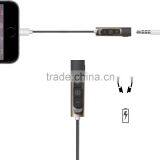 New Arrival Dual Port 3.5mm Light up Headphone Cable thumbnail-4