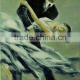 High Skills Artist Hand-painted Abstract Spanish Dancer Oil Painting On Canvas ,Spanish Flamenco Dance Oil Paintings thumbnail-3