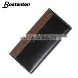Business Men Genuine Leather Money Clip Long Wallet and Clutch Bag thumbnail-1