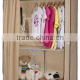 2014 China Modern Plastic Non-woven Folding Portable Simple Style Cloth Cabinet