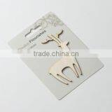 Wood Veneer Shape, Wooden Flourish Scrapbooking Card Craft Embellishments thumbnail-1