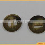 Fashion Cream and Brown Color Mixed Button With Fancy 2 Hole for Coat PH-GH304 thumbnail-1