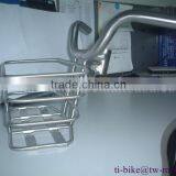 XACD Made Titanium Bicycle Front Rack ti Bike Front Carrier Customized Bike Frame Basket /ti Bags Holder/ ti Bicycle Parts