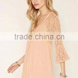 2016 Sexy Lace Insert Champagne Ladies Dress Names ,bridesmaid Wedding Dress thumbnail-1