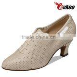 Evkoo brand Shoes MOON Ladies Ballroom Dance Shoes High Heel Tan Satin Waltz Tango Foxtrot Quickstep Vien Mordern Shoes