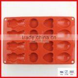 FDA/SA8000/LFGB Cute Shape Silicone Cake Mould thumbnail-1