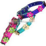 Cute Hot Sale Flower Leather Cat Adjustable Collar thumbnail-1
