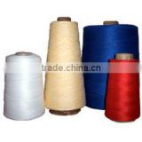 colorful sewing thread of leather clothing
