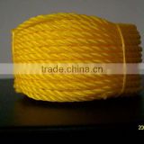 Twisted Yellow PE rope
