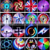 YQ8003 DIY Programmable Bicycle Spoke Bike Wheel LED Light Double Sided Screen Display Image Waterproof For 26 Inches Bicycle thumbnail-2