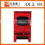 Red Colour Enamel Wood Burner Stove/Fireplace With European Style HF905UAE for Selling thumbnail-5