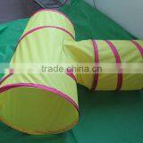 On Sale! Playing Cat Folding Tunnel Good Quality Steel Frame Pet T Style Tunnel thumbnail-1