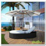 Audu Rattan Queen Cheap Beach Canopy Bed thumbnail-1