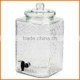 High Quality Square Ginseng Glass Jar With Swing Top thumbnail-1