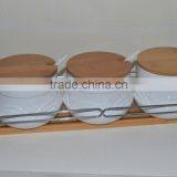 Hot Sale High Quality 2015 New Style Bone Porcelain Canisters/pepper Bottle Sets/3pcs Ceramic Canister Sets thumbnail-2