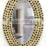High Quality Best Selling Decorative Oval MOP Wall Mirror thumbnail-1